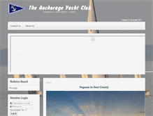 Tablet Screenshot of anchorageyachtclub.org